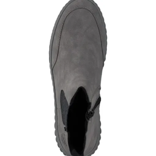 Rieker N2553, Stiefeletten, Damen, grey/anthrazit
