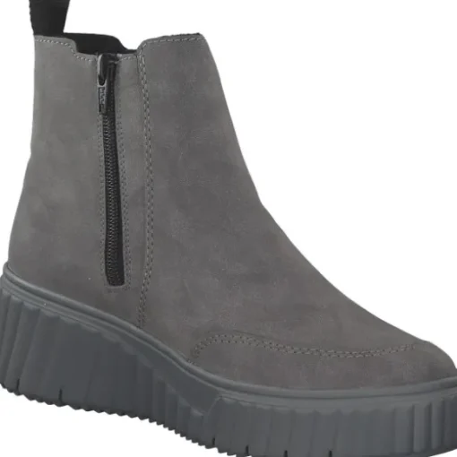 Rieker N2553, Stiefeletten, Damen, grey/anthrazit