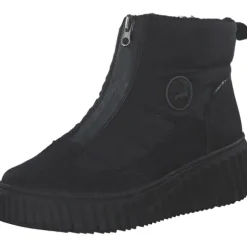 Rieker N2550-00, Winterstiefel, Damen, Schwarz/Schwarz