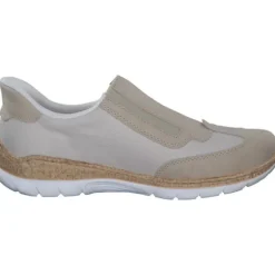 Rieker N42G5, Schnürschuhe, Damen, perle/kreide