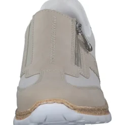 Rieker N42G5, Schnürschuhe, Damen, perle/kreide
