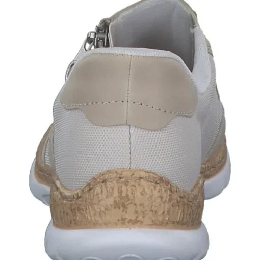 Rieker N42G5, Schnürschuhe, Damen, perle/kreide