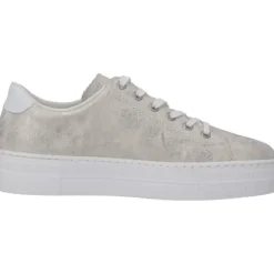 Rieker N49W1, Schnürschuhe, Damen, beige-gold/weiss