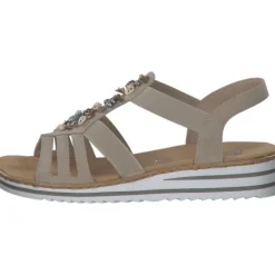 Rieker V0649, Keilsandaletten, Damen, ginger
