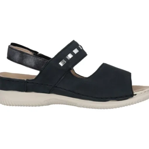 Rieker V7473, Keilsandaletten, Damen, Blau