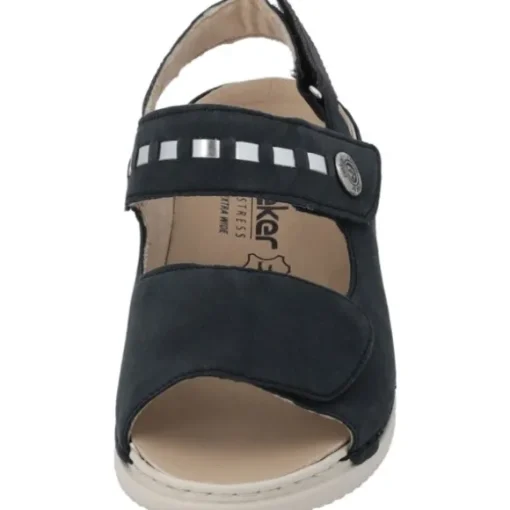 Rieker V7473, Keilsandaletten, Damen, Blau