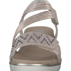 Rieker V3764, Keilsandaletten, Damen, rosegold