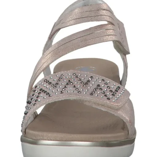 Rieker V3764, Keilsandaletten, Damen, rosegold