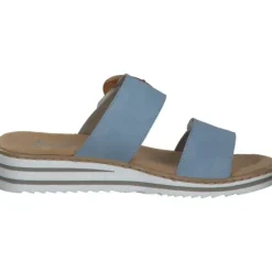 Rieker V0692, Pantoletten & Badeschuhe, Damen, Blau