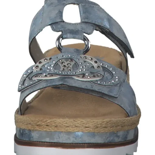 Rieker V7986, Pantoletten & Badeschuhe, Damen, Blau