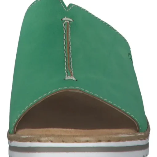 Rieker V0673, Plateau-Pantoletten, Damen, apfel