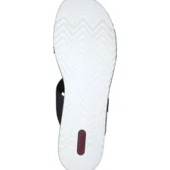 Rieker V0620, Plateau-Pantoletten, Damen, nightblue