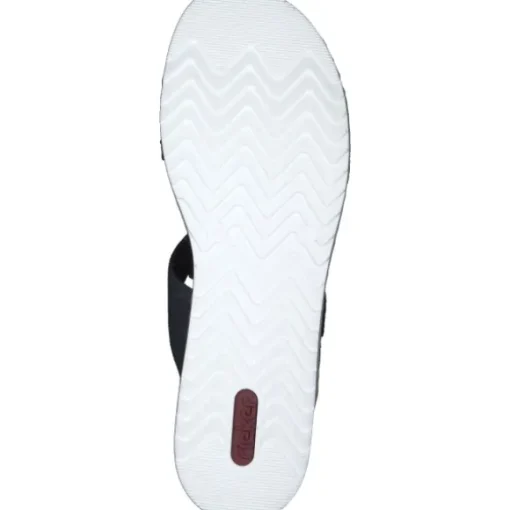 Rieker V0620, Plateau-Pantoletten, Damen, nightblue
