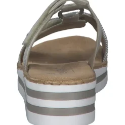 Rieker V02K3, Pantoletten & Badeschuhe, Damen, Silber
