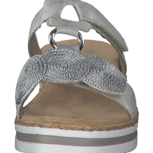 Rieker V02K3, Pantoletten & Badeschuhe, Damen, Silber