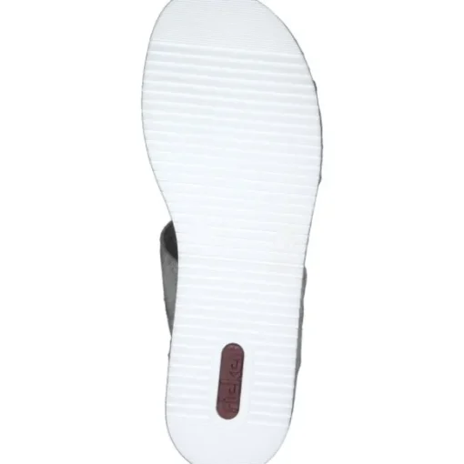 Rieker V02K3, Pantoletten & Badeschuhe, Damen, Silber