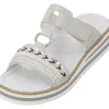 Rieker V02M6, Pantoletten & Badeschuhe, Damen, Grau (Silver)