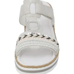 Rieker V02M6, Pantoletten & Badeschuhe, Damen, Grau (Silver)