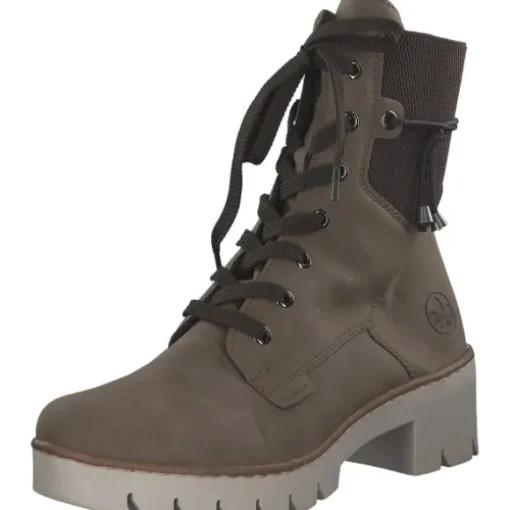 Rieker X5720, Stiefeletten, Damen, leinen/brown
