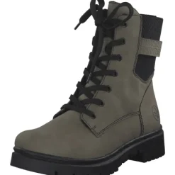 Rieker Y2431, Schnürstiefel, Damen, Schwarz