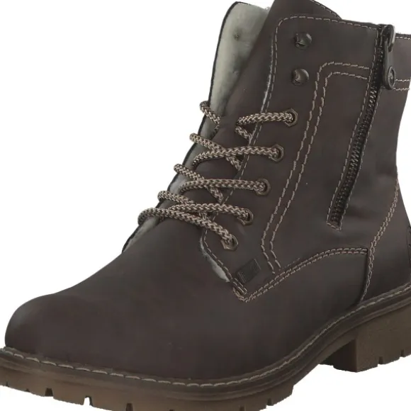 Rieker Y9134, Schnürstiefel, Damen, schoko