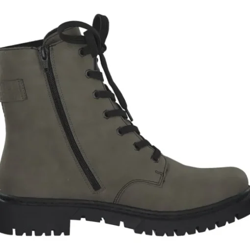 Rieker Y2431, Schnürstiefel, Damen, Schwarz