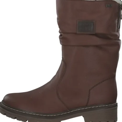 Rieker Y9260, Winterstiefeletten, Damen, rotbraun/mogano