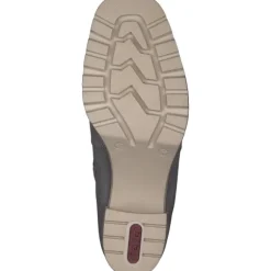Rieker Y9071, Winterstiefeletten, Damen, Grau (Leinen)