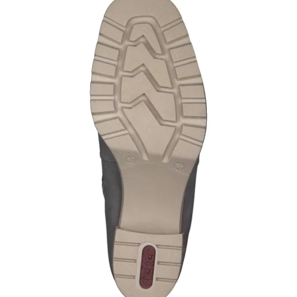 Rieker Y9071, Winterstiefeletten, Damen, Grau (Leinen)