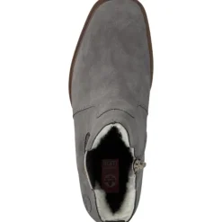 Rieker Y9071, Winterstiefeletten, Damen, Grau (Leinen)
