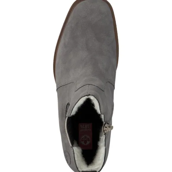 Rieker Y9071, Winterstiefeletten, Damen, Grau (Leinen)