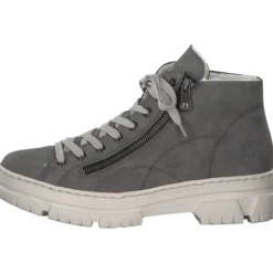 Rieker Z7410, Schnürstiefel, Damen, grey