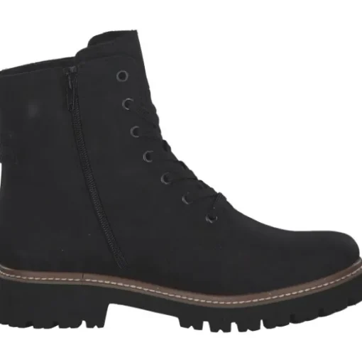 Rieker Z5723-00, Schnürstiefel, Damen, schwarz/schwarz