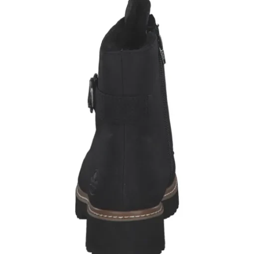 Rieker Z5723-00, Schnürstiefel, Damen, schwarz/schwarz
