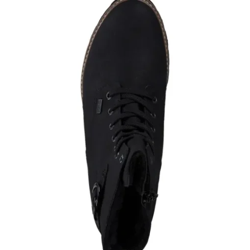 Rieker Z5723-00, Schnürstiefel, Damen, schwarz/schwarz