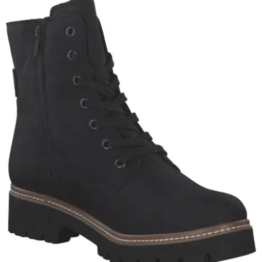 Rieker Z5723-00, Schnürstiefel, Damen, schwarz/schwarz