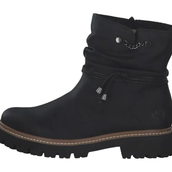 Rieker Z5770, Stiefeletten, Damen, Schwarz