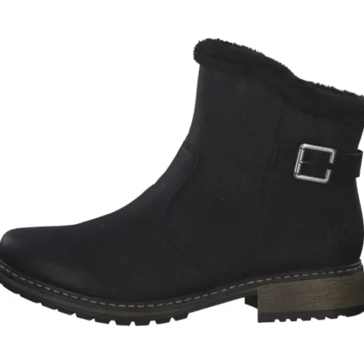Rieker Z6862, Winterstiefeletten, Damen, schwarz/schwarz/nero