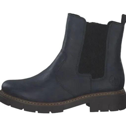 Rieker Z3561, Winterstiefeletten, Damen, Blau
