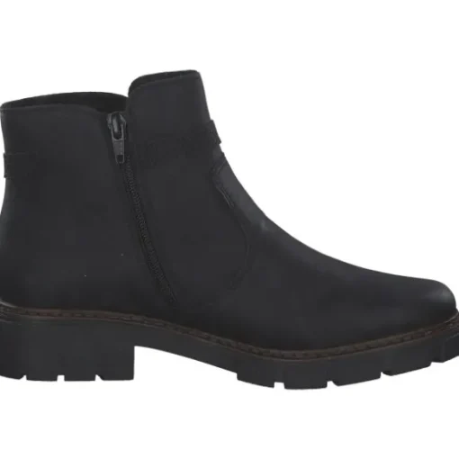 Rieker Z3566, Winterstiefeletten, Damen, schwarz/schwarz