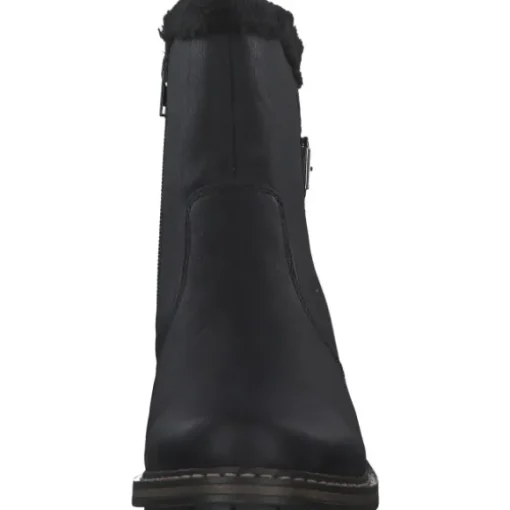 Rieker Z6862, Winterstiefeletten, Damen, schwarz/schwarz/nero