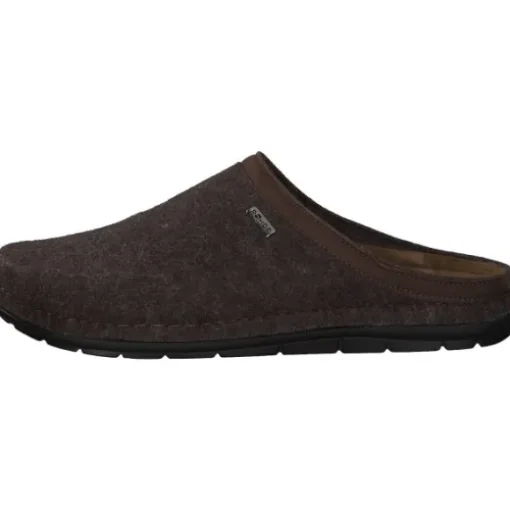 Rohde 6740, Filzpantoffeln, Herren, Braun (Espresso/Walnut)