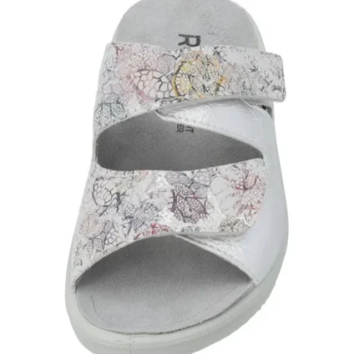 Rohde 5735, Pantoletten, Damen, silber - muster