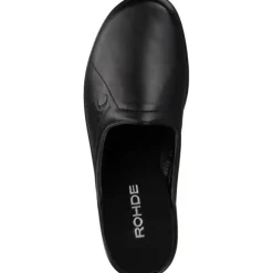 Rohde 1558, Pantoletten, Herren, Schwarz