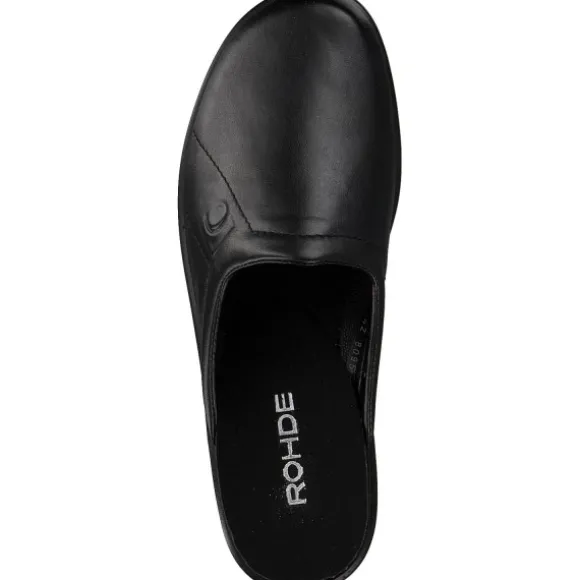 Rohde 1558, Pantoletten, Herren, Schwarz