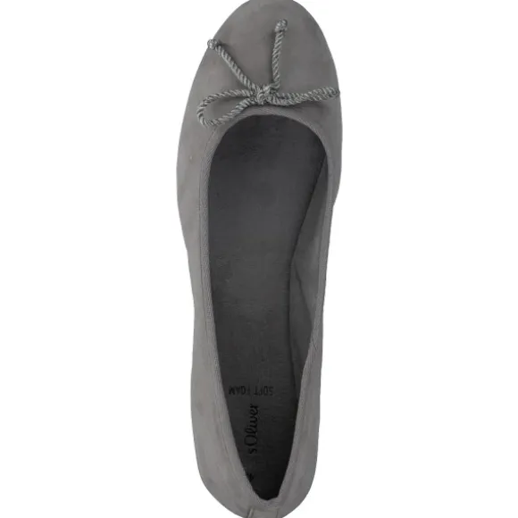 s. Oliver 22121, Ballerinas, Damen, Grau