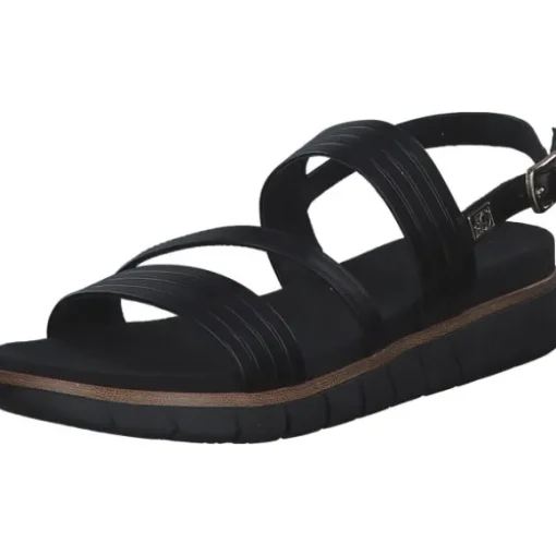 s. Oliver 28715, Keilsandaletten, Damen, black