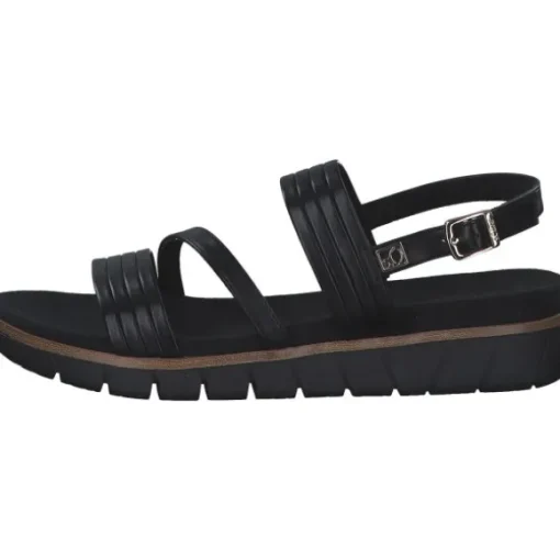 s. Oliver 28715, Keilsandaletten, Damen, black
