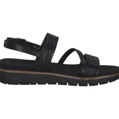 s. Oliver 28715, Keilsandaletten, Damen, black