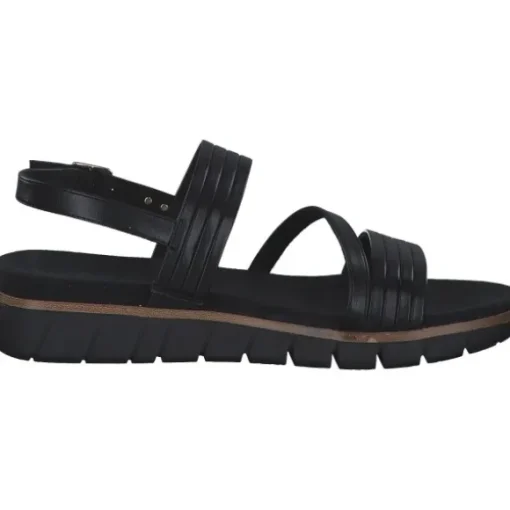 s. Oliver 28715, Keilsandaletten, Damen, black